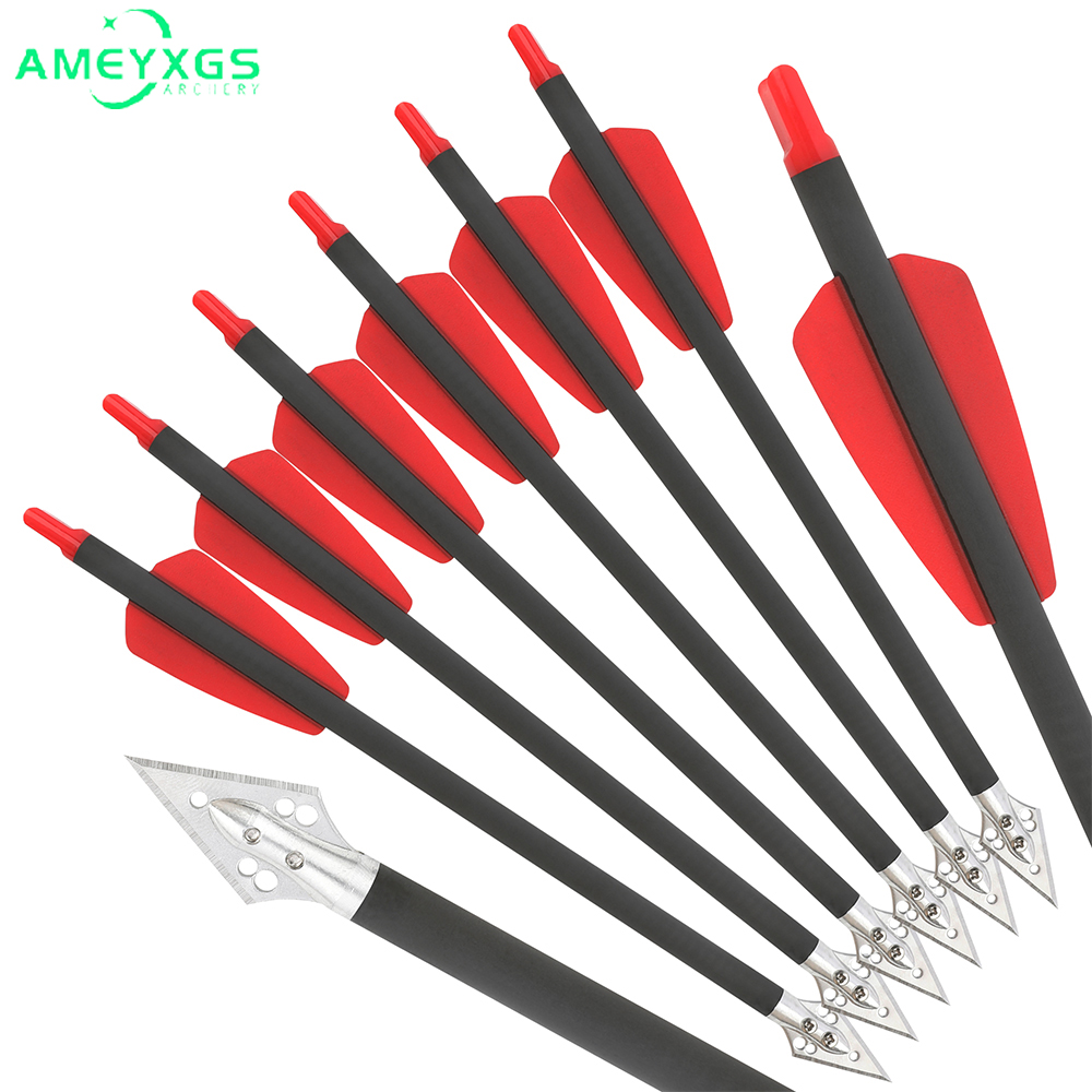 6/12pcs Pure Carbon Aluminium  - Crossbow Bolt Broadhead 评论和价格