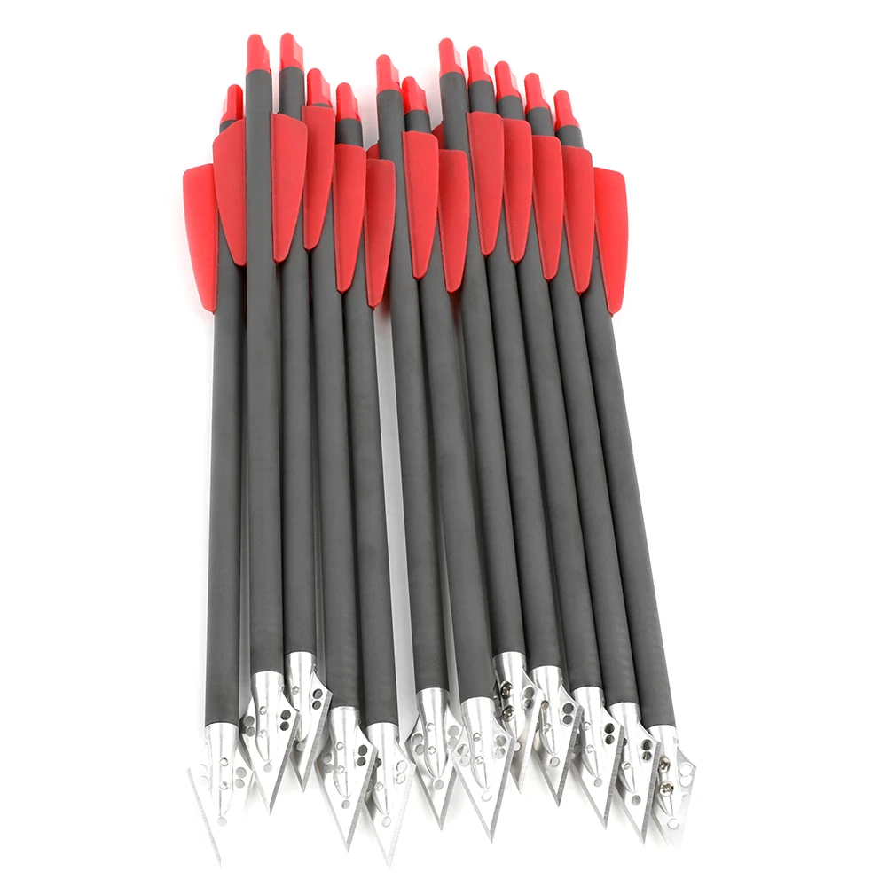 6/12pcs Pure Carbon Aluminium  - Crossbow Bolt Broadhead 评论和价格