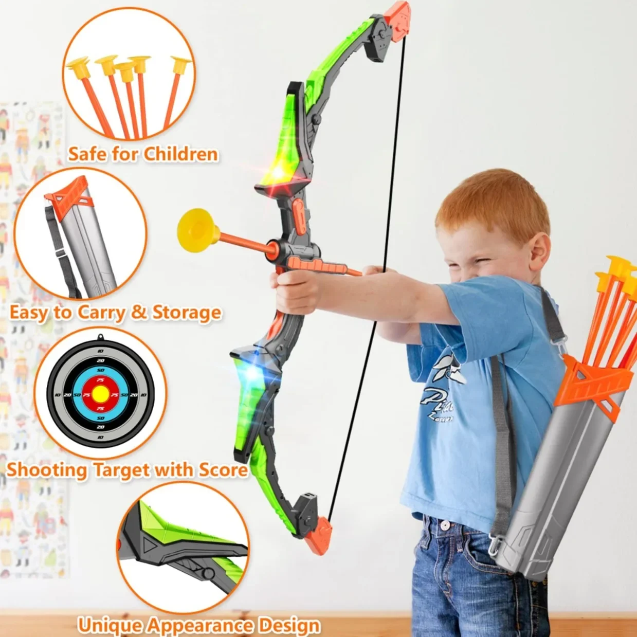 Bow and Arrows for Children Ki - Outdoor Hunting Games For Kids 评论和价格