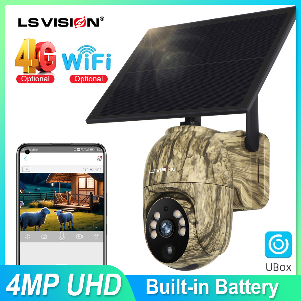 LS VISION 2K Solar Security Ca - Outdoor Hunting Camera Wireless 评论和价格