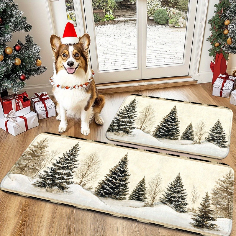 VIKAMA Christmas Carpet Winter - Hunting Outdoor Rug 评论和价格