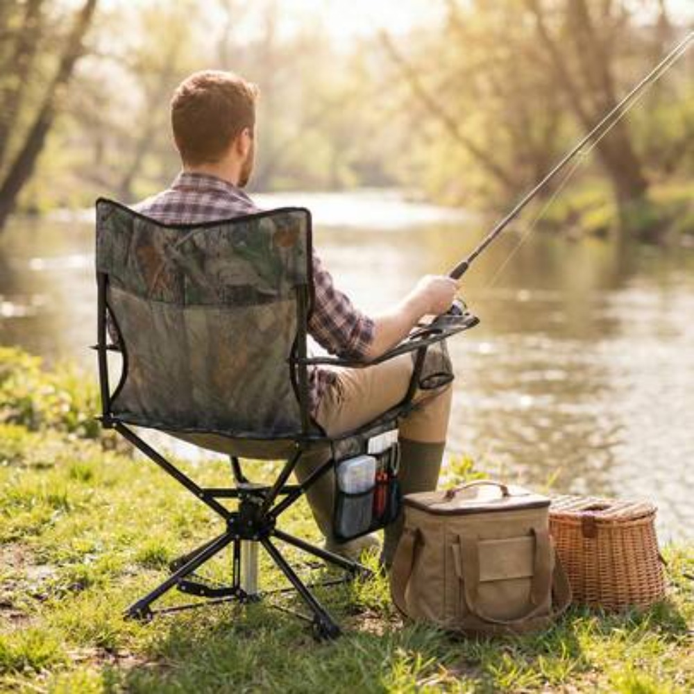 360 Degree Swivel Hunting Chai - Hunting And Fishing Outdoor Chairs 评论和价格