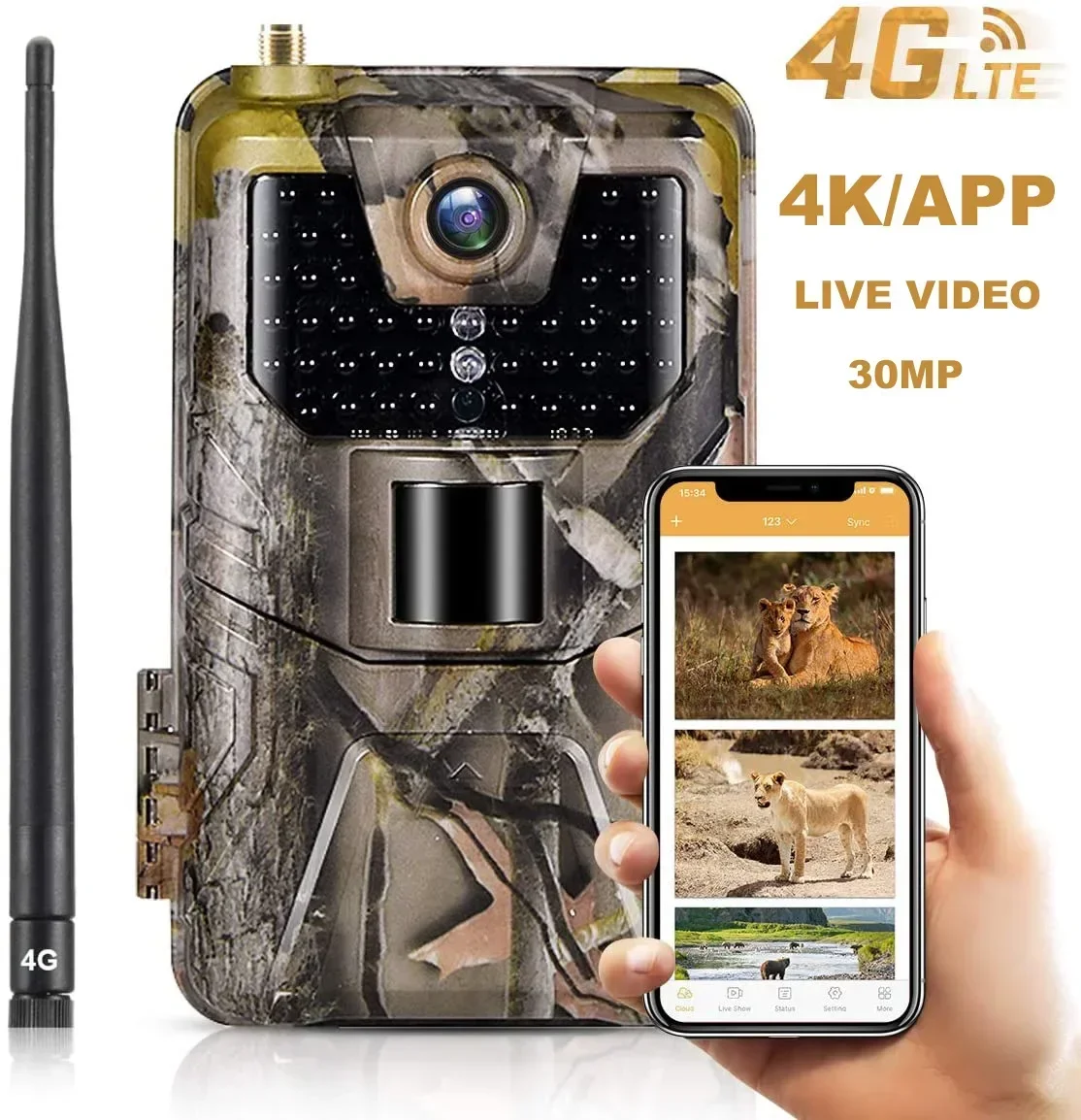 HC-900Pro 36MP photos 4K video - Outdoor Hunting Camera Wireless 评论和价格