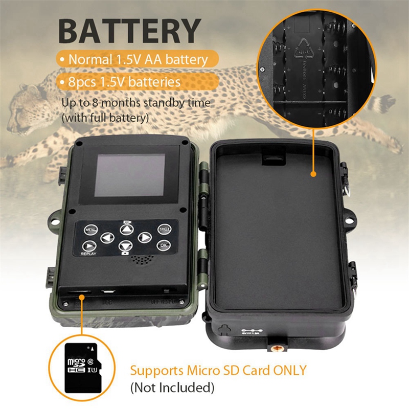 -801A 4K UHD 36MP 4G LTE Night - Outdoor Hunting Camera Wireless 评论和价格