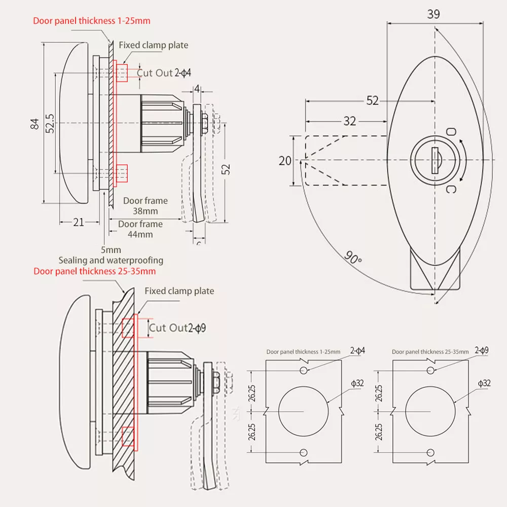 Caravan T-Handle Lock With 2 K - G&T Hunting & Outdoor Gun Shop Photos 评论和价格