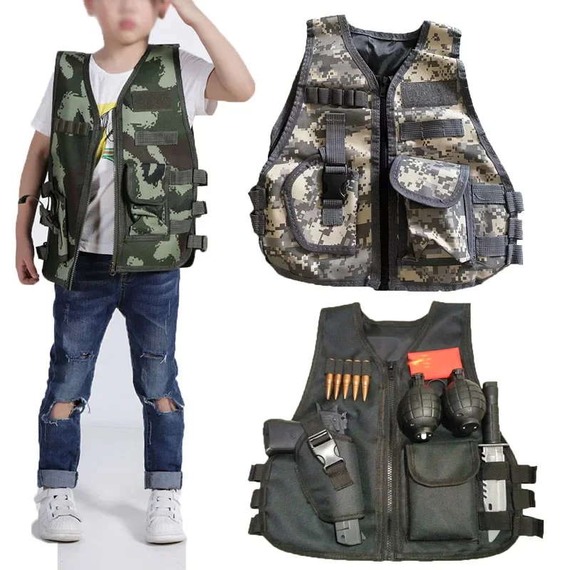 Fans Outdoor Children Vest Tac - Outdoor Hunting Games For Kids 评论和价格