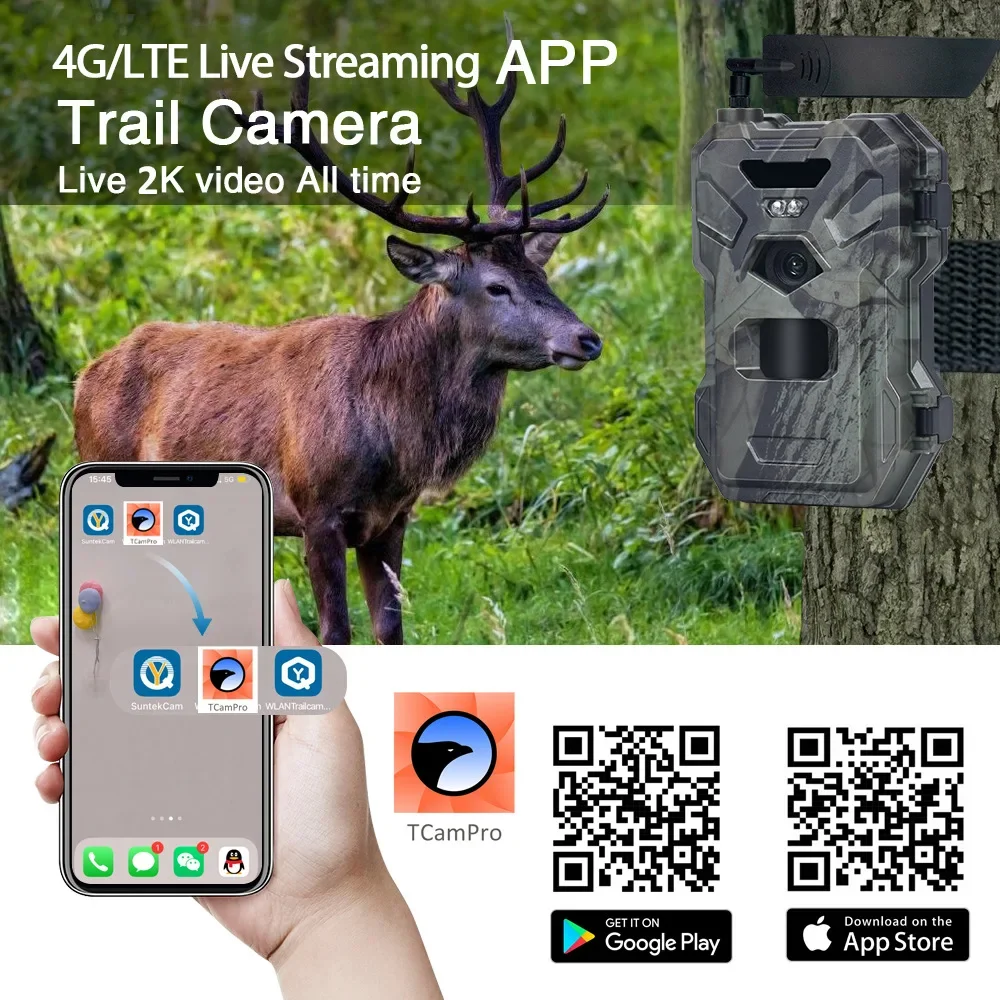 HC-880Pro 4G 30MP HD 2K Night  - Outdoor Hunting Camera Wireless 评论和价格