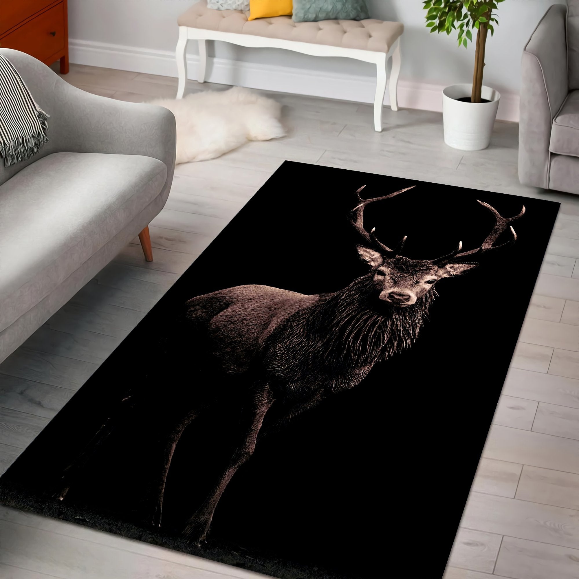 Hunting Deer Lover Newfashion  - Hunting Outdoor Rug 评论和价格