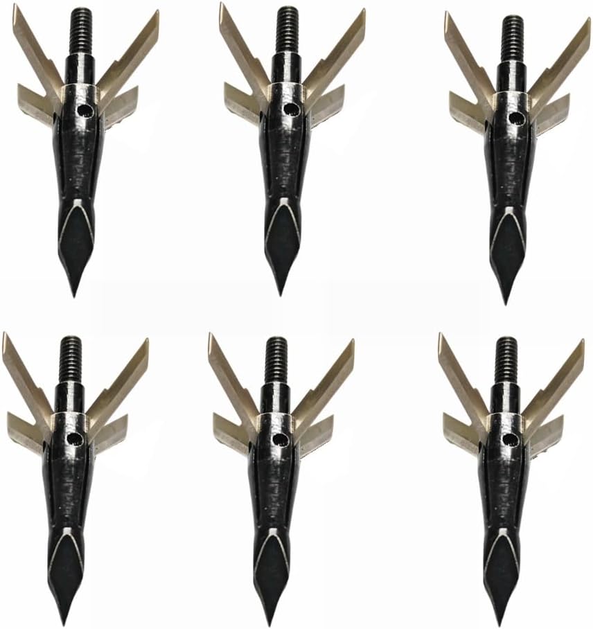 6PK Hunting Hybrid Broadhead 1 - Crossbow Bolt Broadhead 评论和价格