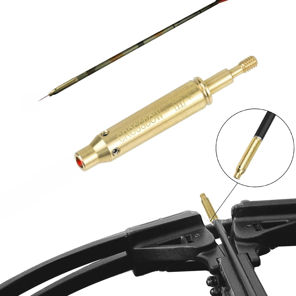 Tactical Crossbow Arrow Style  - Laser Boresighter Kit 评论和价格