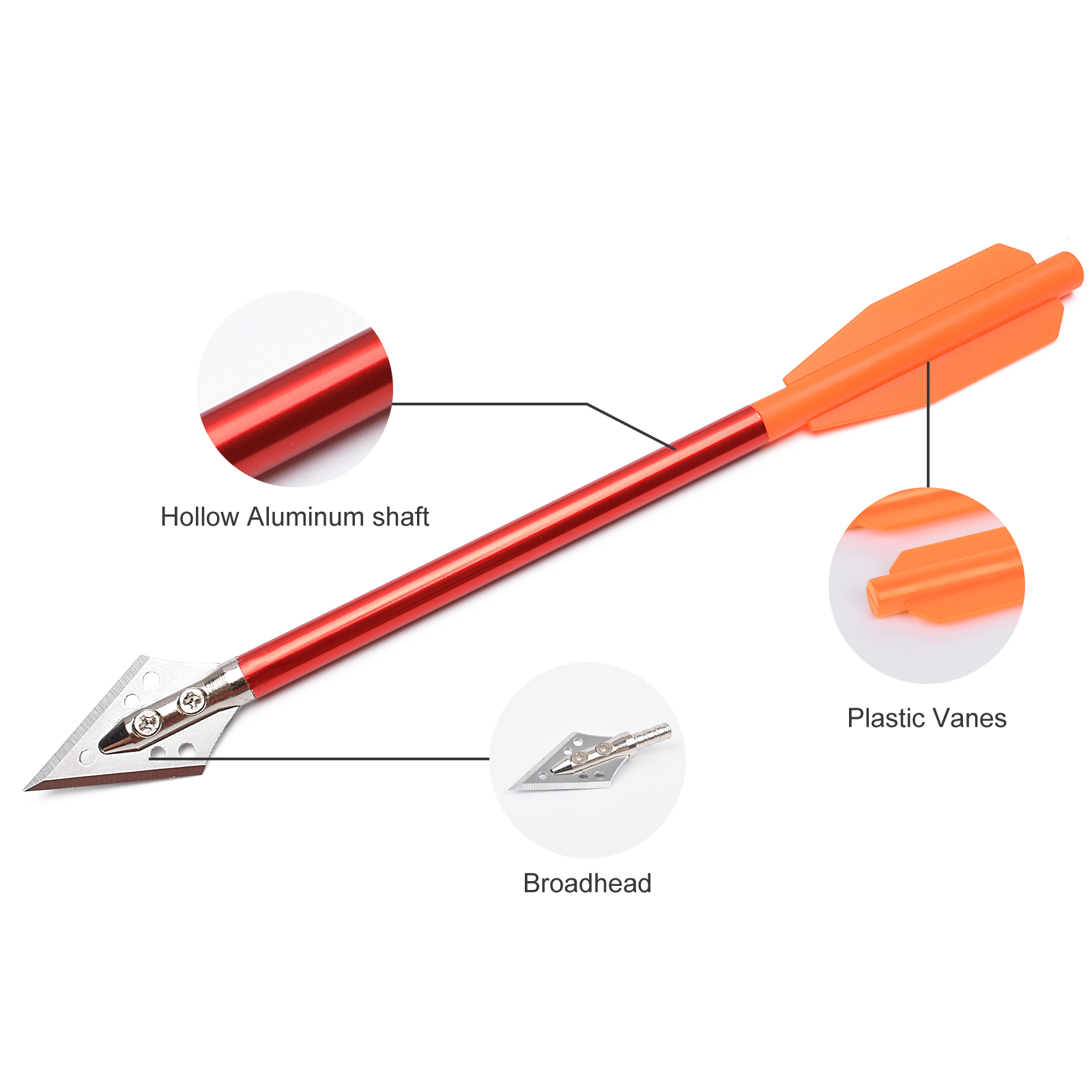 3pcs 6.5Inch Aluminum Crossbow - Is Hunting Outdoor Recreation 评论和价格