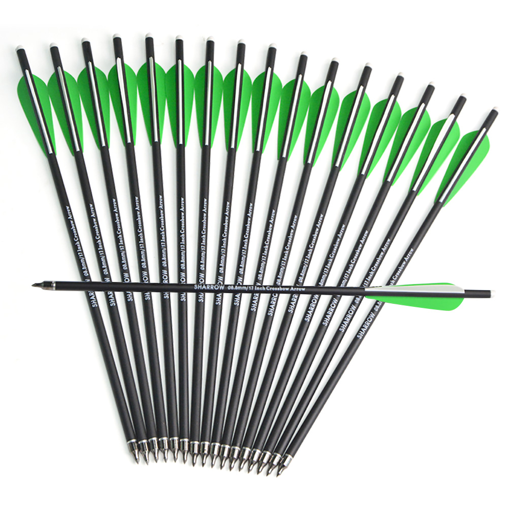 6/12Pcs 16/17/18/20/21/22 Inch - Crossbow Bolt Broadhead 评论和价格