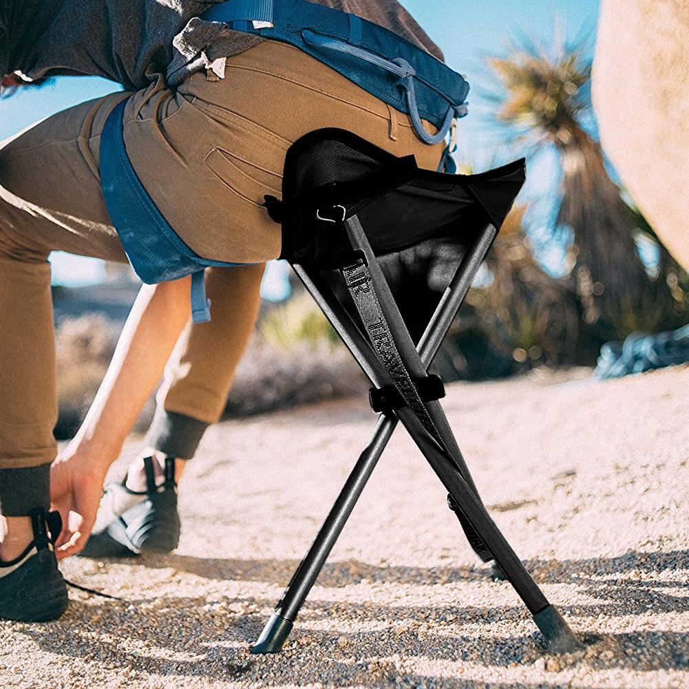Portable Tripod Stool Folding  - Hunting And Fishing Outdoor Chairs 评论和价格