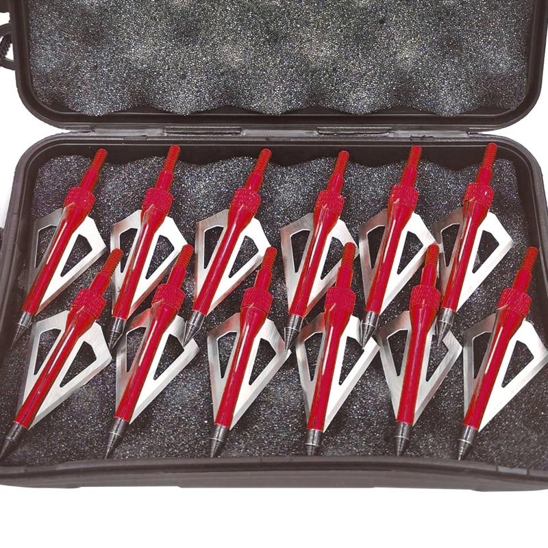 Points Tips 12pcs Broadheads 1 - Crossbow Bolt Broadhead 评论和价格
